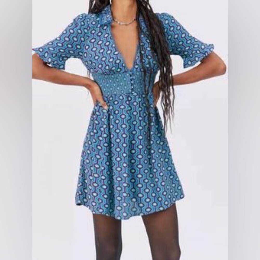 NWOT Urban Outfitters geometric dress - Picture 1 of 5